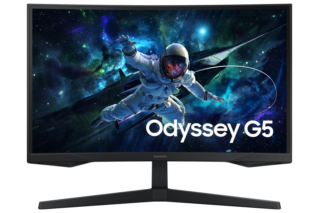 Samsung 27" QHD 165Hz Odyssey G5 G55C Curved Gaming Monitor | LS27CG552EMXUE