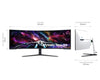 Samsung 57" Dual UHD Curved Gaming Monitor, Odyssey Neo G9 G95NC | LS57CG952NMXUE