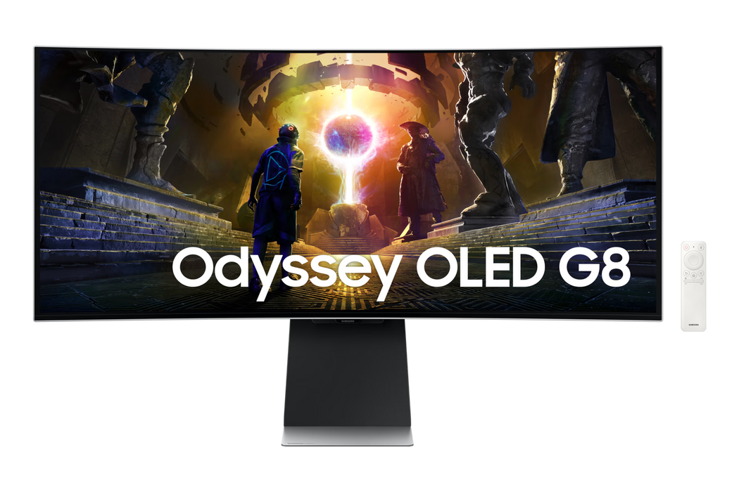 Samsung 34" Odyssey G8 Ultra Wide QHD Gaming Monitor with Smart Functions | LS34DG852SMXUE