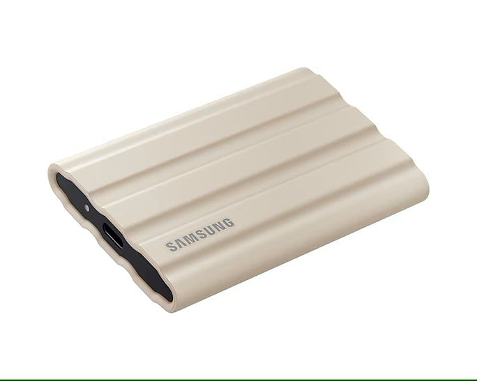 Samsung T7 Shield  2T Portable External SSD-BEIGE | MU-PE2T0K/WW
