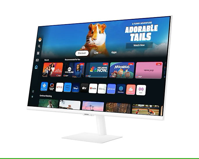 Samsung 32" Smart Monitor M5 M50D Full HD with Speaker | White | LS32DM501EMXUE