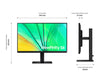 Samsung 24" S60D QHD ViewFinity High Resolution Monitor | LS24D606EAMXUE