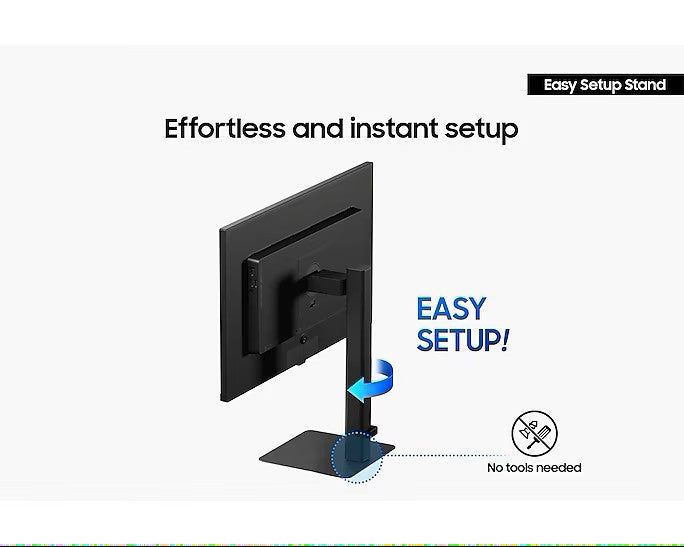 Samsung 24" S60D QHD ViewFinity High Resolution Monitor | LS24D606EAMXUE