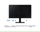 Samsung 24" S60D QHD ViewFinity High Resolution Monitor | LS24D606EAMXUE