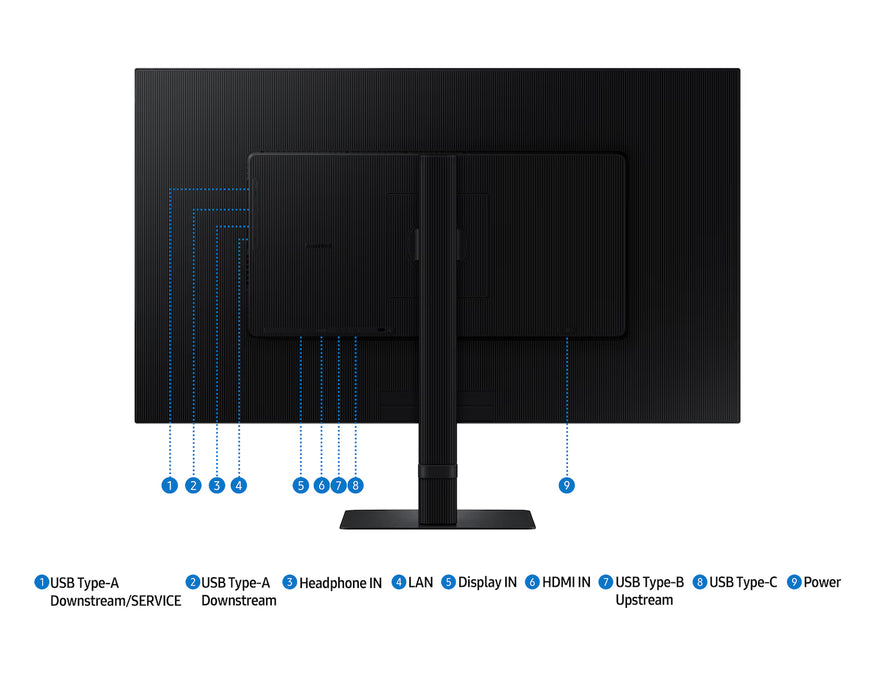 Samsung 32" ViewFinity S8 S80D UHD Monitor | LS32D806UAMXUE