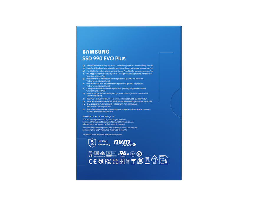 Samsung 990 EVO Plus NVMe M.2 SSD 2TB | MZ-V9S2T0BW