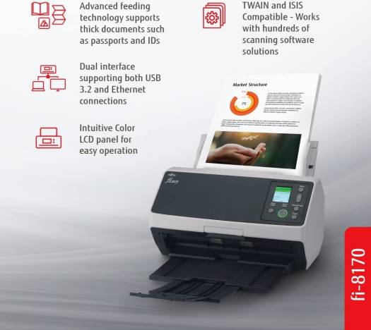 RICOH fi-8170 Document Scanner