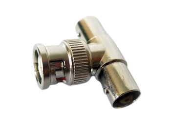 AD-BM/2BFT ADAPTER BNC-M TO 2x BNC-F 'T'