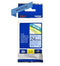 Brother TZ-551 P-touch Label Tape, 24mm, (1"), Black on Blue