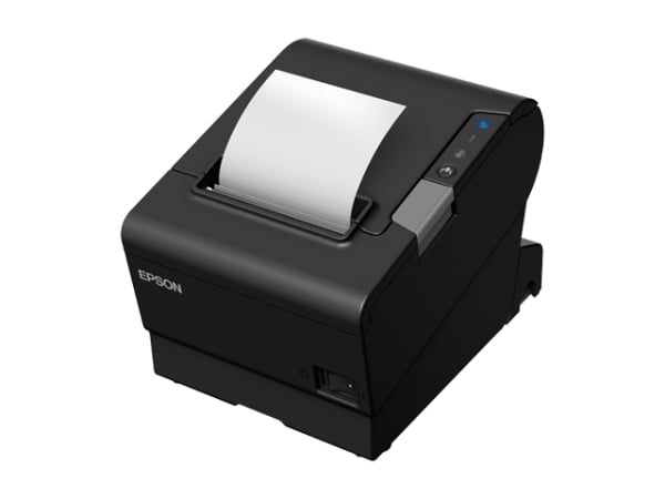 Epson TM-T88VI (111A0): Serial, USB, Ethernet, PS, Black, UK Receipt Printer