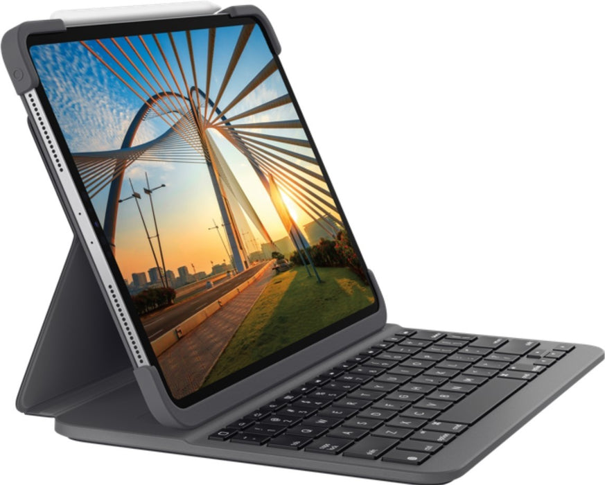 Logitech Slim Folio Pro for iPad Pro 12.9-inch (3rd and 4th gen) - GRAPHITE
