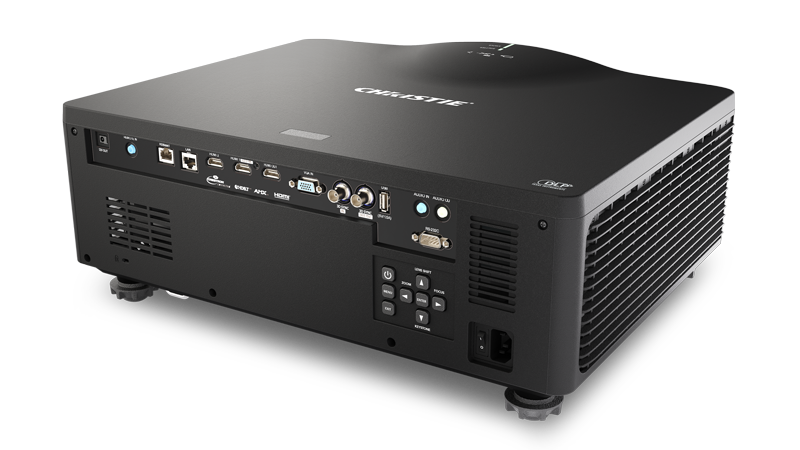 Christie DWU960ST-iS 9,600 lumen, WUXGA, 1-DLP Laser Projector, fixed motorized zoom lens (Black) | 171-040105-XX - Call for Price.