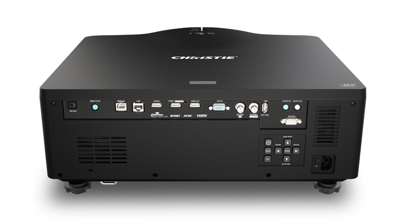 Christie DWU860-iS 8,500 lumen, WUXGA, 1-DLP Laser Projector, fixed motorized zoom lens (Black) | 171-030104-XX - Call for Price.