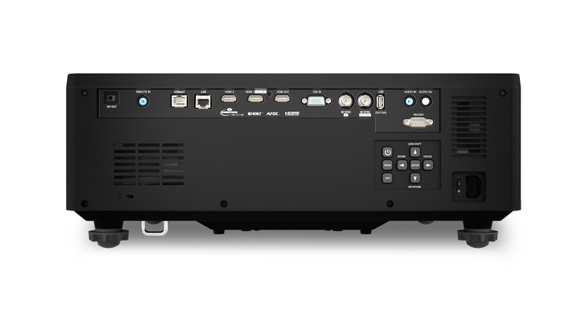 Christie DWU760-iS 7,150 lumen, WUXGA, 1-DLP Laser Projector, fixed motorized zoom lens (Black) | 171-029102-XX - Call for Price.