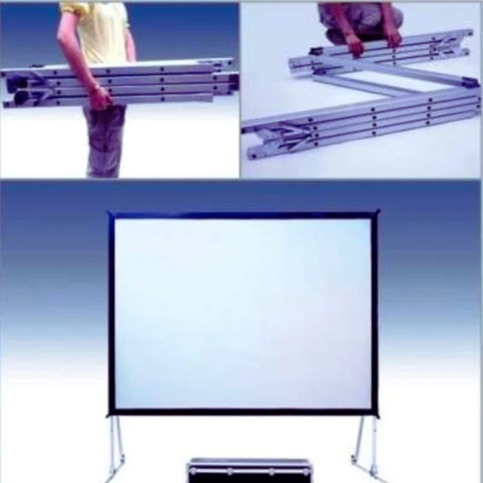 I-View 150" Fast Fold Projection 300x225cms, 4:3, Front and Rear Screen | FFS150