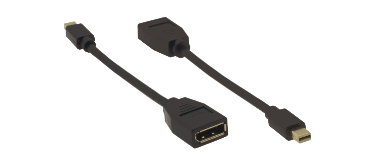 ADC-MDP/DPF Mini DisplayPort (M) to DisplayPort (F) Adapter Cable