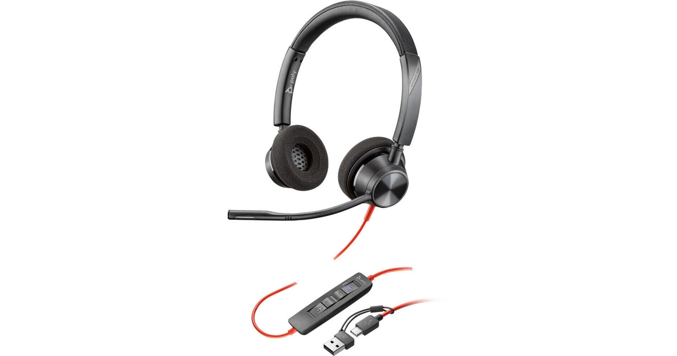Poly Blackwire 3320 Stereo M USB-C/A Headset | 8X220AA