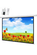 I-View 150" diagonal 300x300cms Electrical Projector Screen with Remote Control | E 300x300