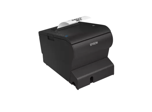 Epson TM-T88VII (112A0): USB, Eth, Serial, PS, Buzz, UK, Black Receipt Printer