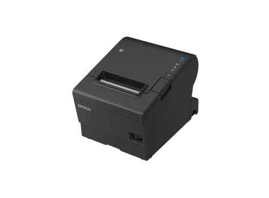 Epson TM-T88VII (112A0): USB, Ethernet, Serial, PS, UK, Black Receipt Printer