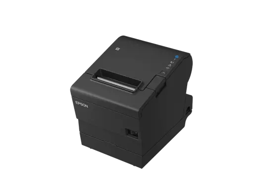 Epson TM-T88VII (112A0): USB, Ethernet, Serial, PS, UK, Black Receipt Printer