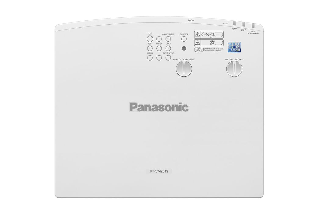Panasonic PT-VMZ51S, 5000 Lumens, 3LCD Laser Projector - no lens