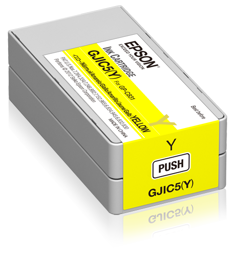 GJIC5(Y): Ink cartridge for ColorWorks C831 (Yellow) (MOQ=10)