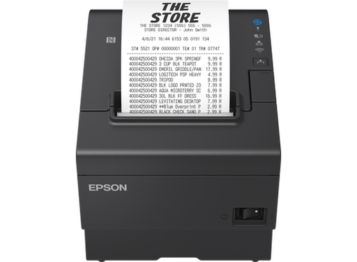 Epson TM-T88VII (112A0): USB, Eth, Serial, PS, Buzz, UK, Black