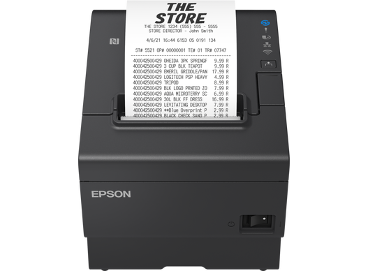 Epson TM-T88VII (112A0): USB, Eth, Serial, PS, Buzz, UK, Black