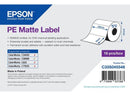 PE Matte Label - Die-cut Roll: 102mm x 76mm, 365 labels