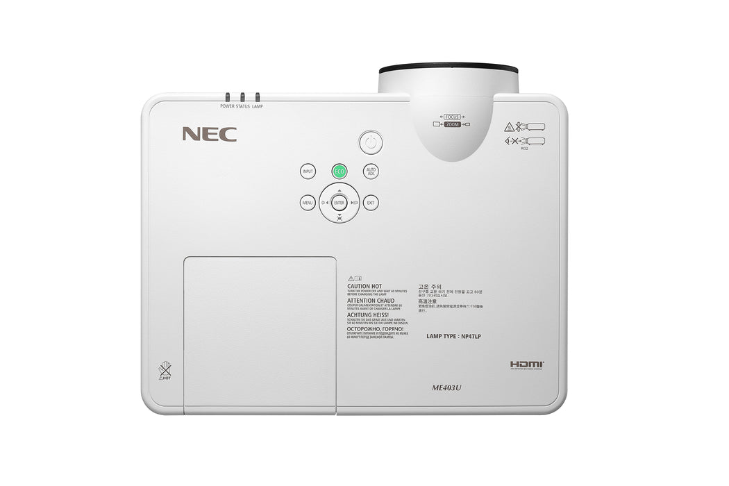 NEC ME403U WUXGA LCD Projector- End of Life