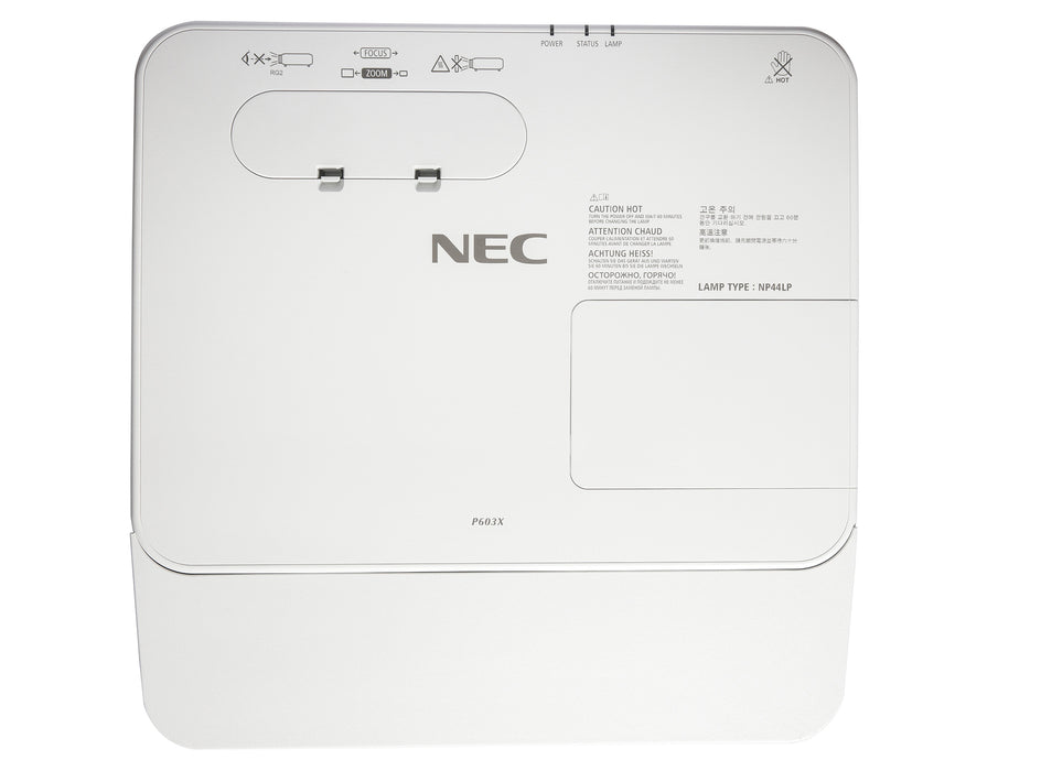 NEC P603X 6000 Lumens XGA Professional Projector - End Of Life