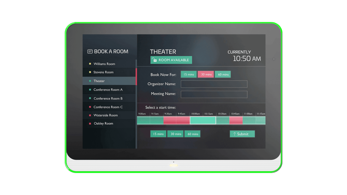 Iadea WRP-1000L Enterprise Room Booking Panel — Pixsell Store