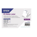 PE Matte Label - Die-cut Fanfold sheets with sprockets: 203mm x 152mm, 1000 labels