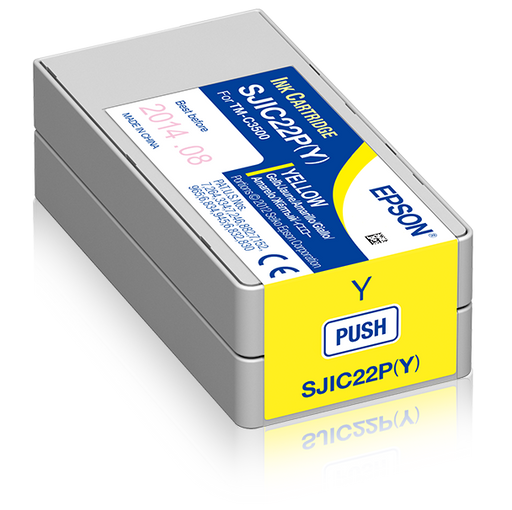 SJIC22P(Y): Ink cartridge for ColorWorks C3500 (yellow)