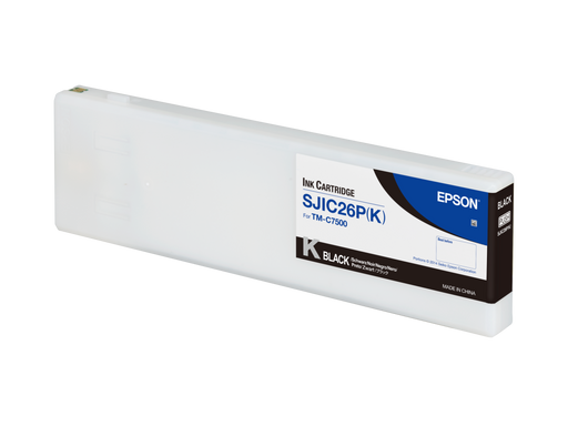 SJIC26P(K): Ink cartridge for ColorWorks C7500 (Black)