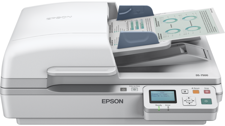 Epson WorkForce DS-6500N Network Document Scanner - Fast and Reliable